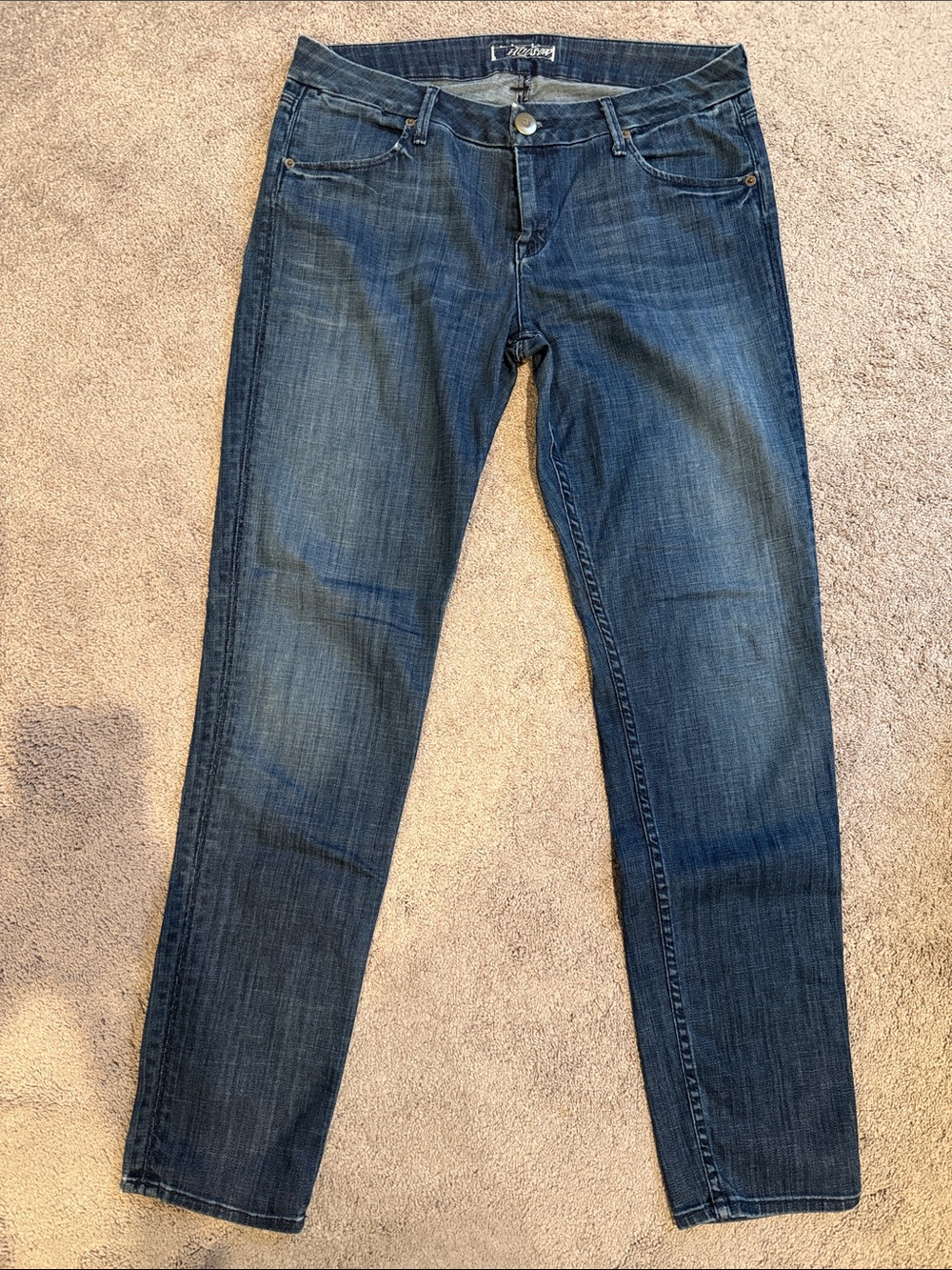 HUDSON Jeans W4279HA Slim Straight Leg Blue Denim